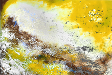 Resin braun gelb^grün